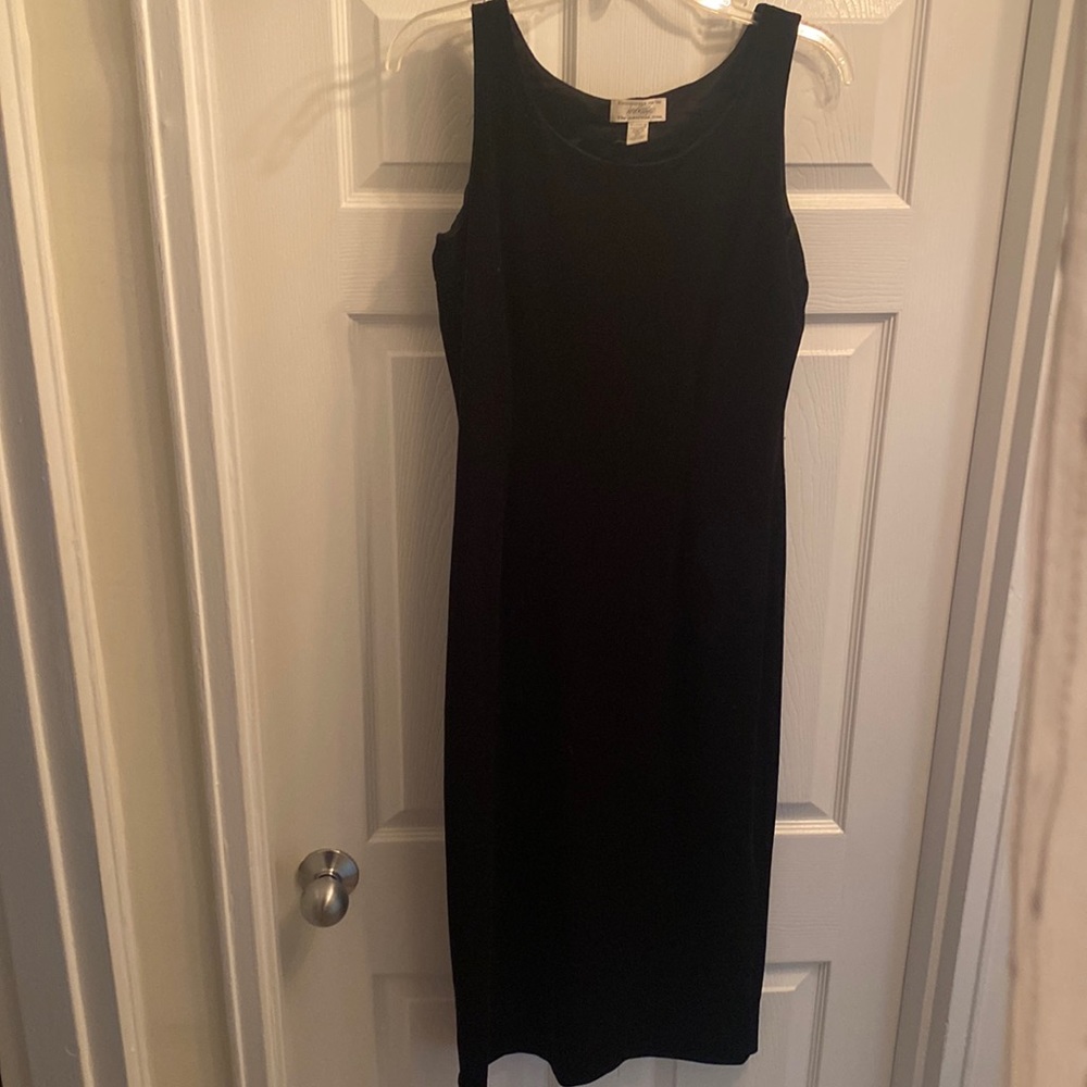 Black velour dress great for dress up